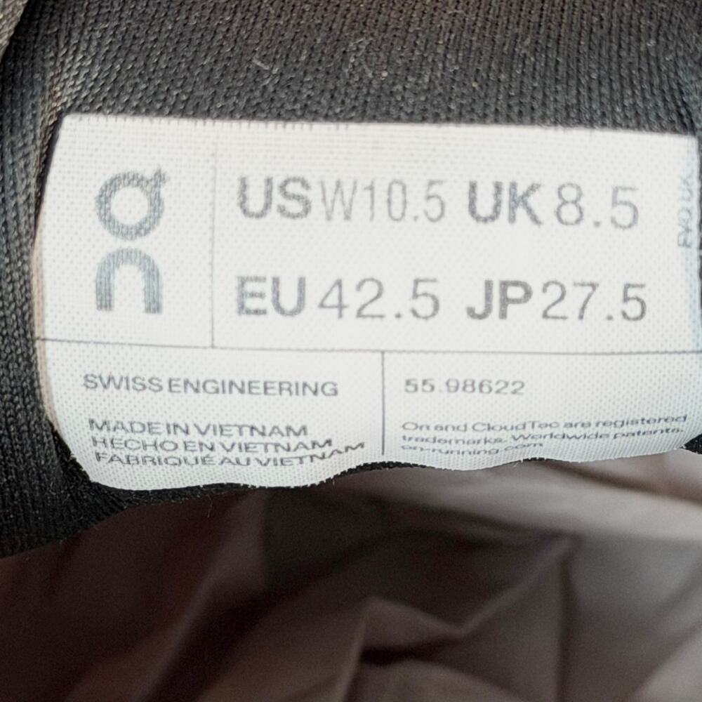On Cloud Cloudrgo Running Sneakers Shoes Orange Black 55.98622 Women 10.5 - Picture 13 of 13